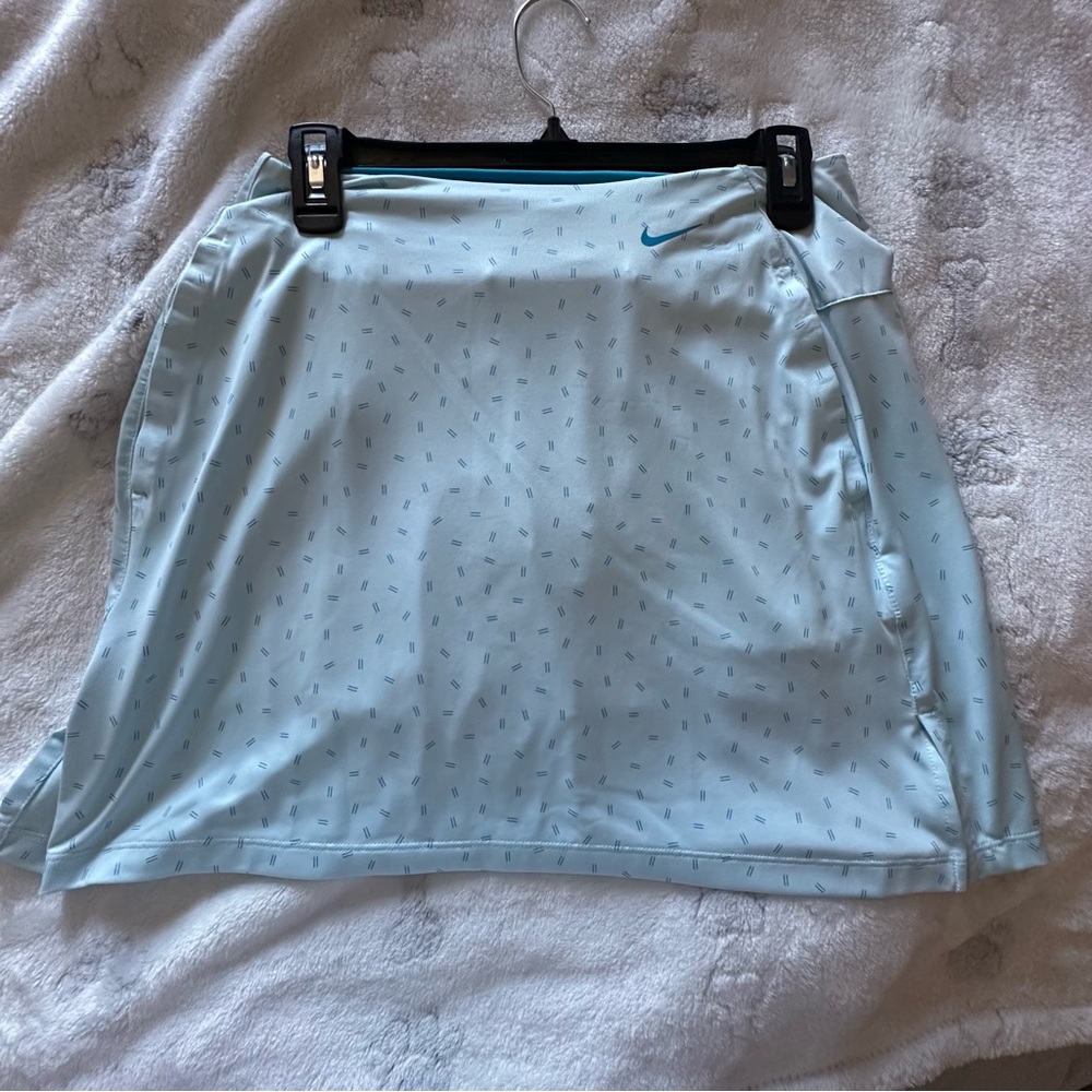 Nike light blue mini skirt. Perfect for golf or tennis.